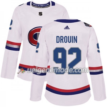 Dame Eishockey Montreal Canadiens Trikot Jonathan Drouin 92 Adidas 2017-2018 White 2017 100 Classic Authentic